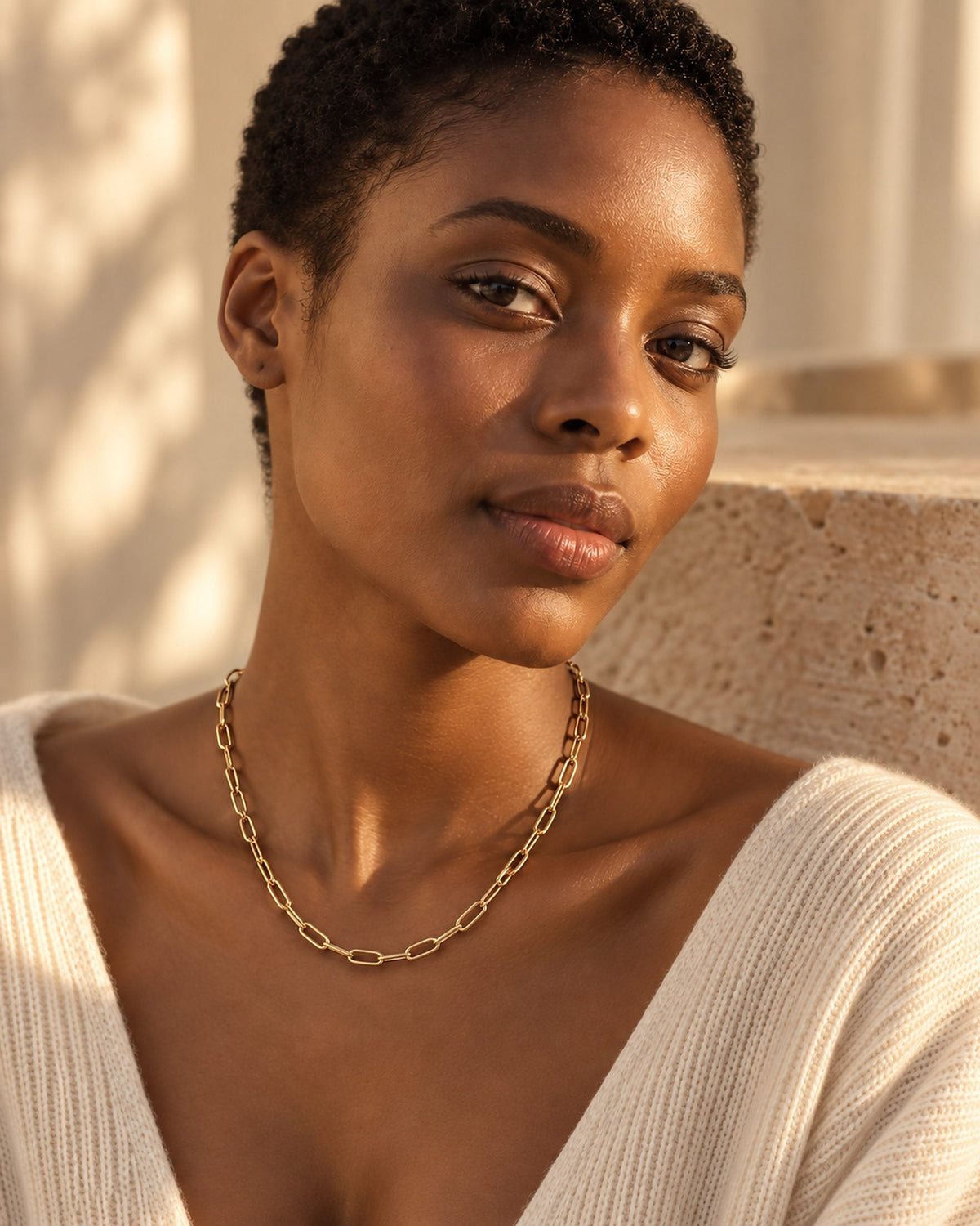 Collier Alba, au porté