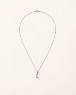 Collier Luna argent, vue de face